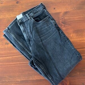 Everlane - high rise, 31, black‎ denim jeans